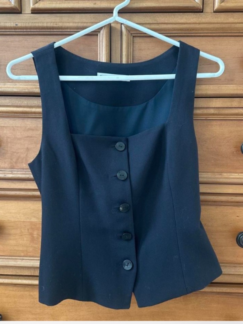 Abercrombie ralph lauren button up vest school fall vest preppy clean girl